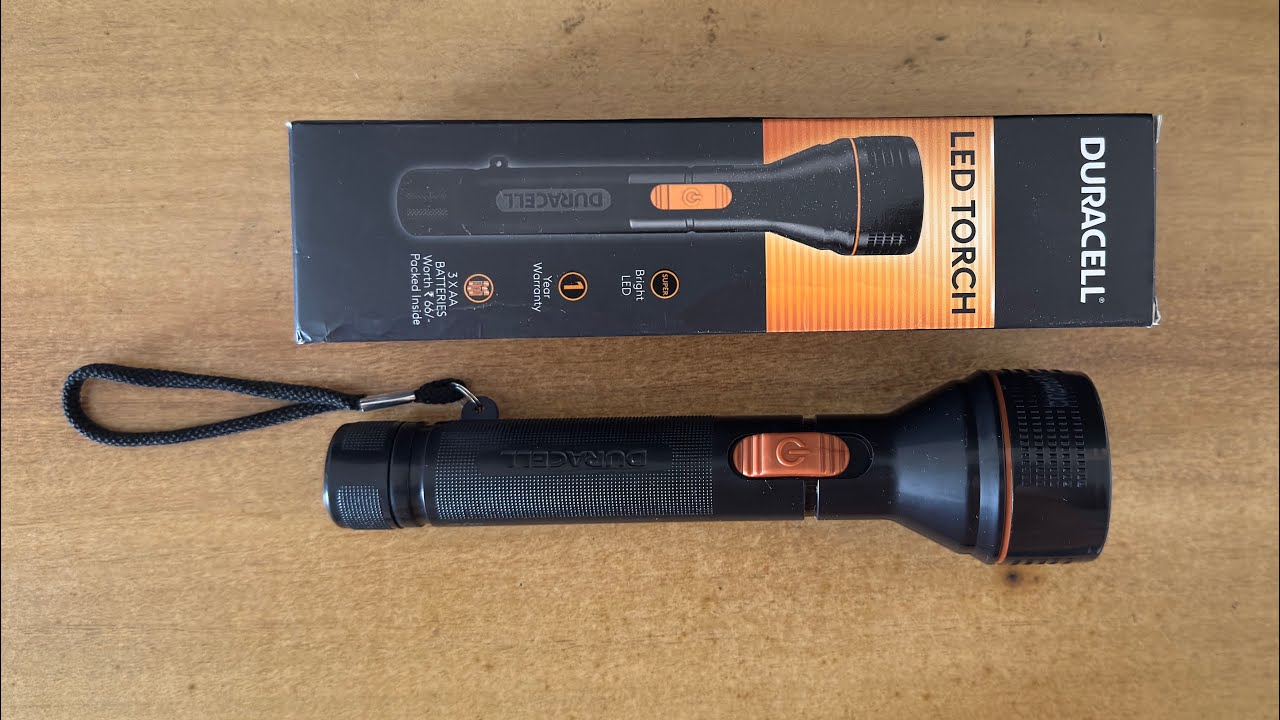Duracell torch light - cell operated and handheld for multi purpose - Unboxing and Deals