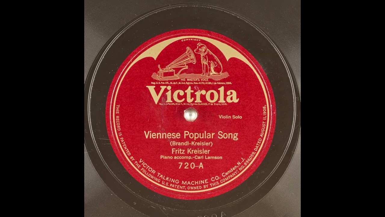 Viennese Popular Song - Fritz Kreisler with Cari Lamson