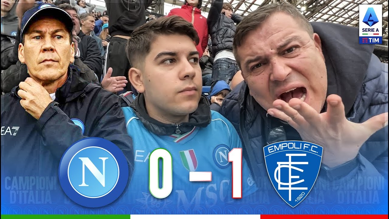 🤬 VERGOGNA!! TE NE DEVI ANDARE! NAPOLI-EMPOLI 0-1 | LIVE REACTION NAPOLETANI dallo STADIO MARADONA