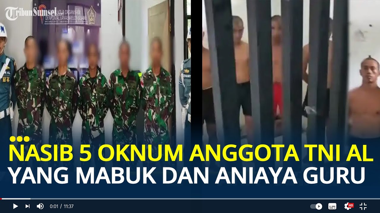 Nasib 5 Oknum Anggota TNI AL yang Mabuk dan Aniaya Guru di Talaud, Kini Ditahan dan Diperiksa POM AL