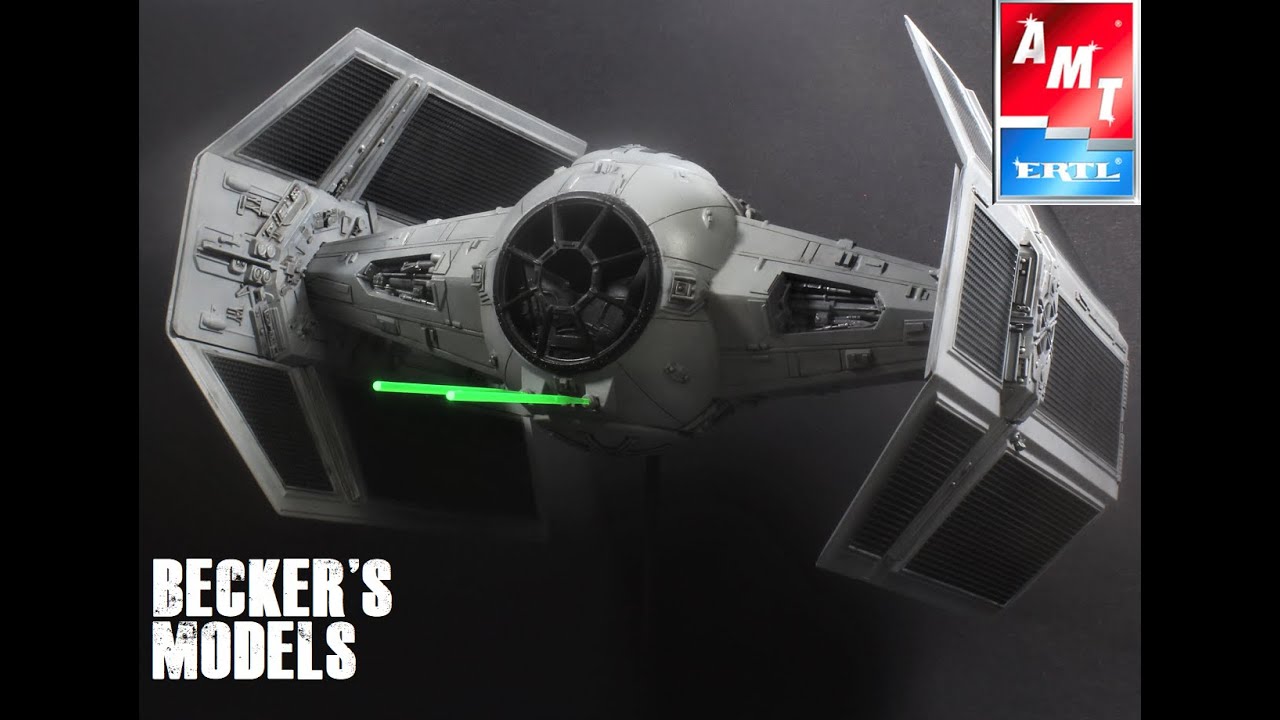 Супердетализация модели Дарта Вейдера AMT/ERTL TIE Advanced Star Wars
