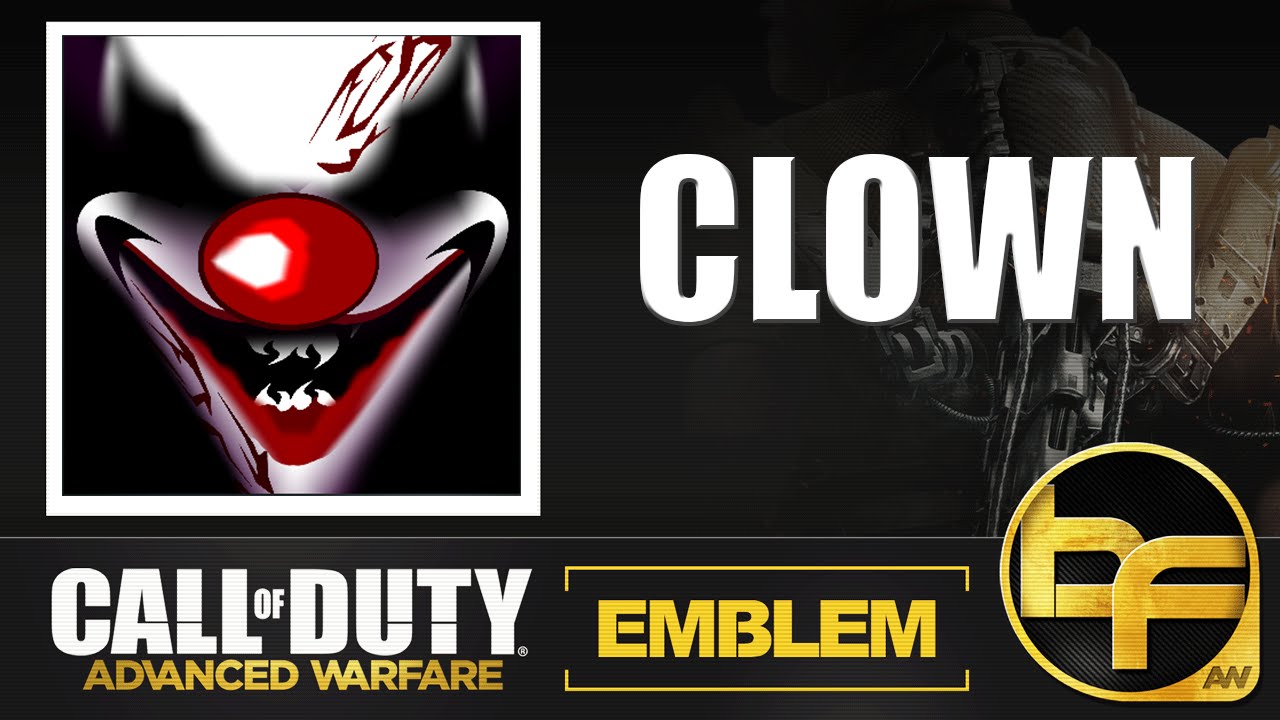 COD Advanced Warfare Emblem Tutorial #156 - Clown