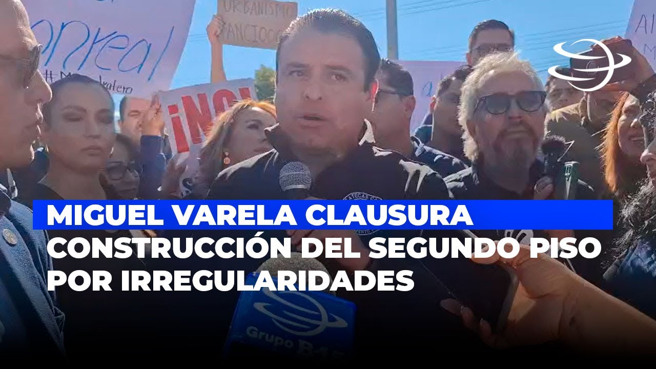 Miguel Varela clausura construcción del segundo piso por irregularidades y riesgos al patrimonio
