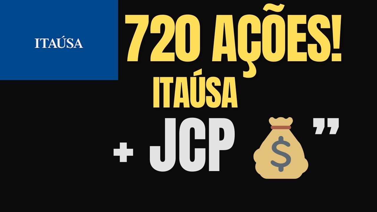 ITAÚSA (ITSA4): AUMENTEI POSIÇÃO PRA RECEBER MAIS JCP
