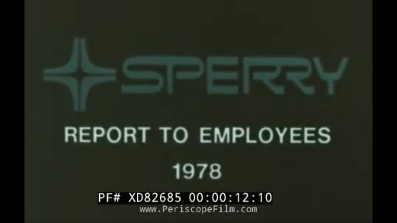 SPERRY CORPORATION ОТЧЕТ СОТРУДНИКАМ ЗА 1978 ГОД КОМПЬЮТЕРЫ UNIVAC УПРАВЛЕНИЕ ВОЗДУШНЫМ ДВИЖЕНИЕМ...