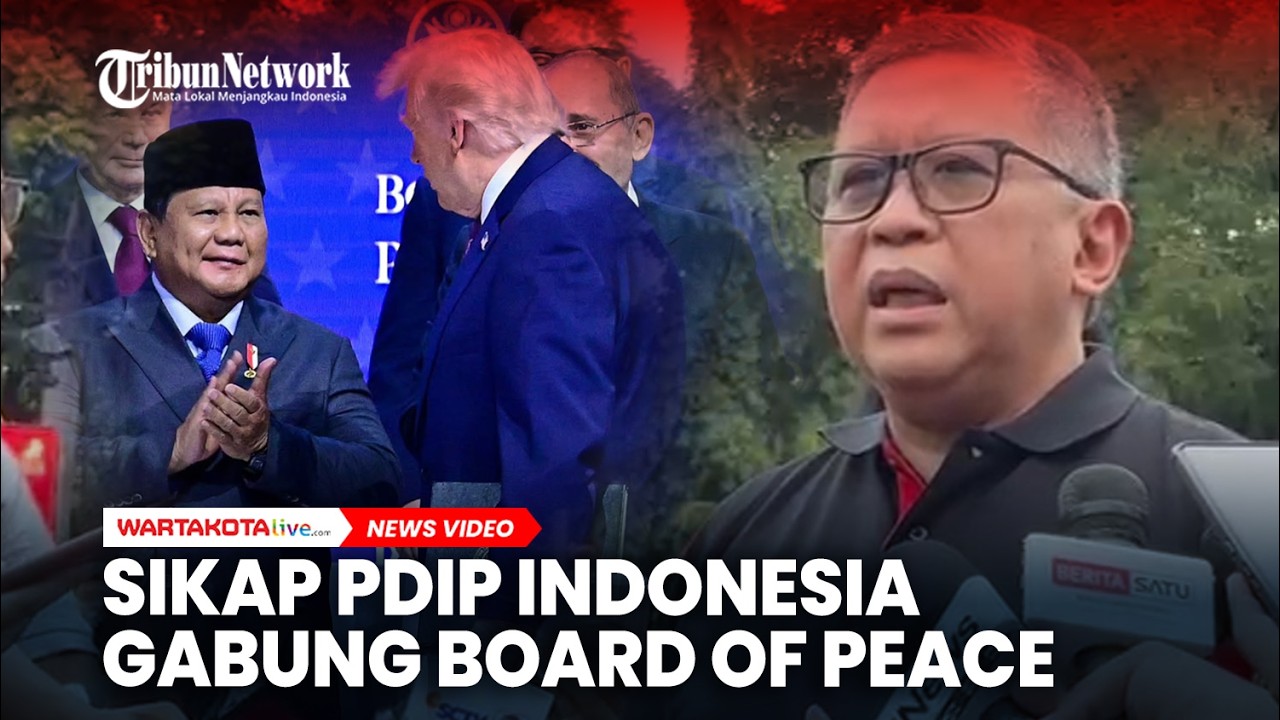 Hasto Beberkan Sikap PDIP soal Indonesia gabung Board of Peace (BoP)