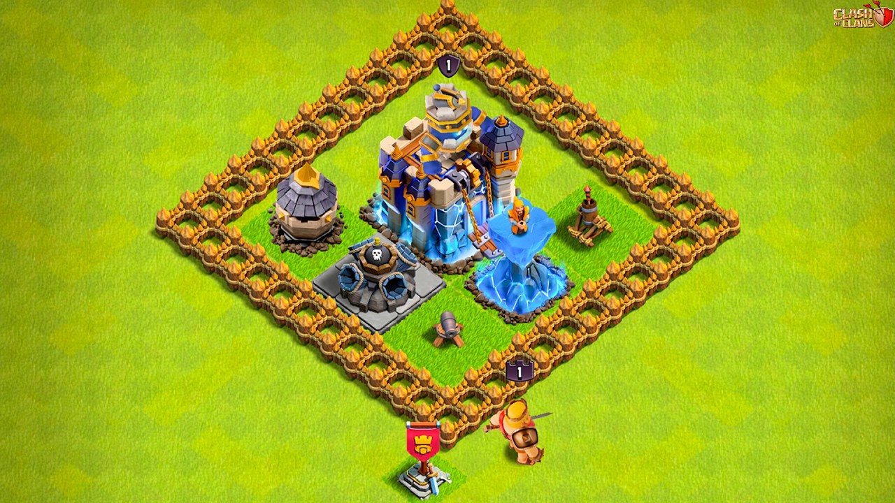 EU TENHO a PIOR VILA do Clash of Clans! (CV18 LEVEL 1)