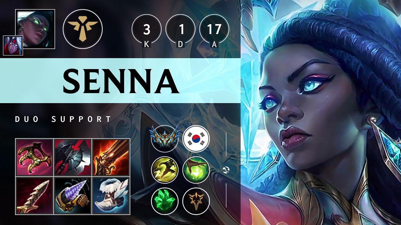 Senna Support vs Poppy - KR Challenger Patch 25.08