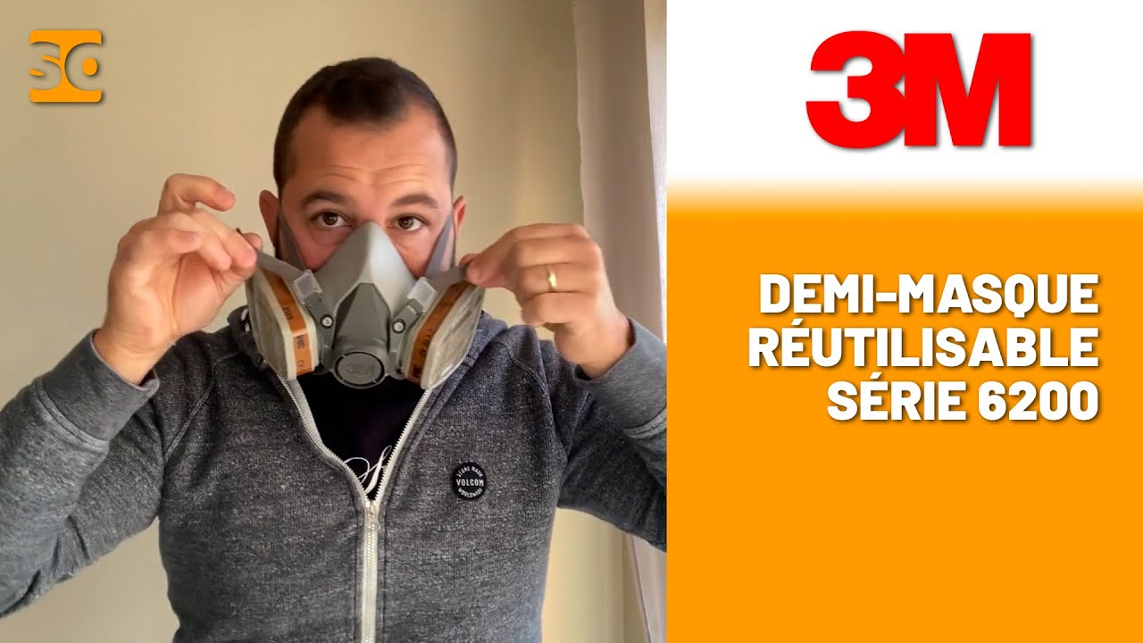 Démonstration d'utilisation du Demi-masque réutilisable - 3M