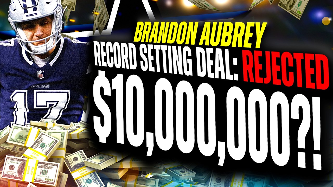 Is Brandon Aubrey Worth $10 Million After REJECTING the Cowboys Top Offer?