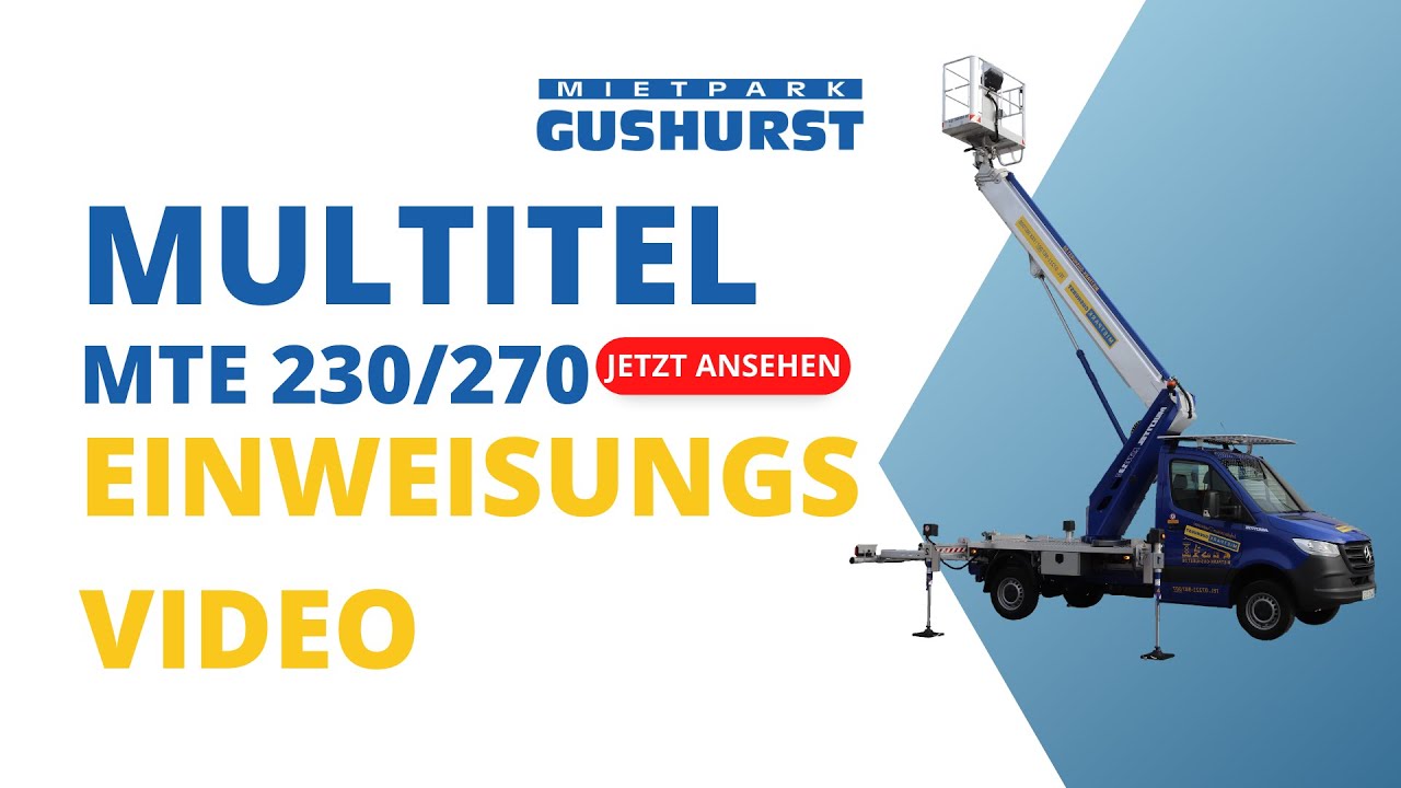 Meistern Sie die Multitel MTE 230/270: Umfassendes Einweisungsvideo