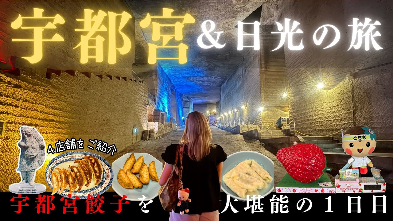 【国内】餃子🥟堪能！地下神殿大谷資料館・平和観音もご紹介。満腹の宇都宮・日光旅行１日目！