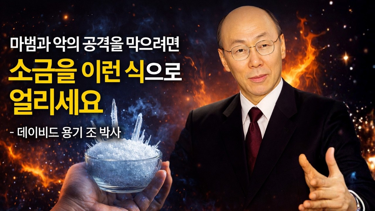마법과 악의 공격을 막으려면 소금을 이런 식으로 얼리세요 | 데이비드 용기 조 박사
