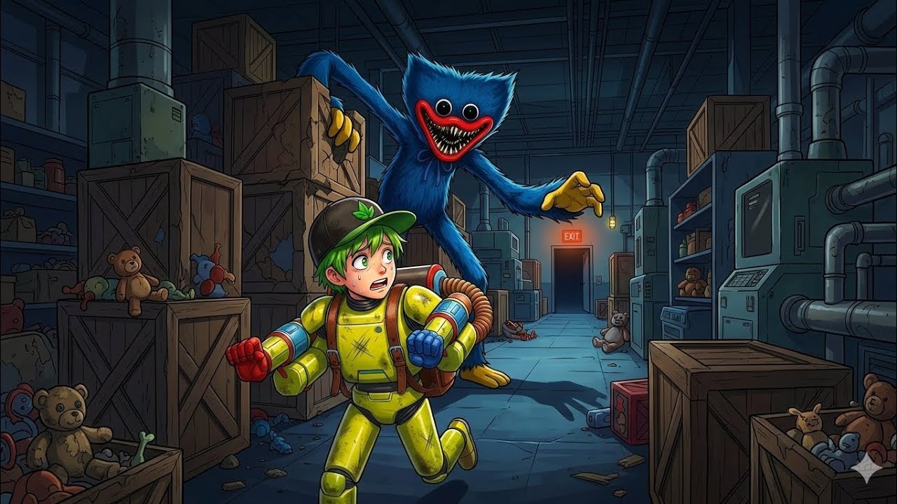 Joguei poppy playtime 1 e foi molezar só que não 