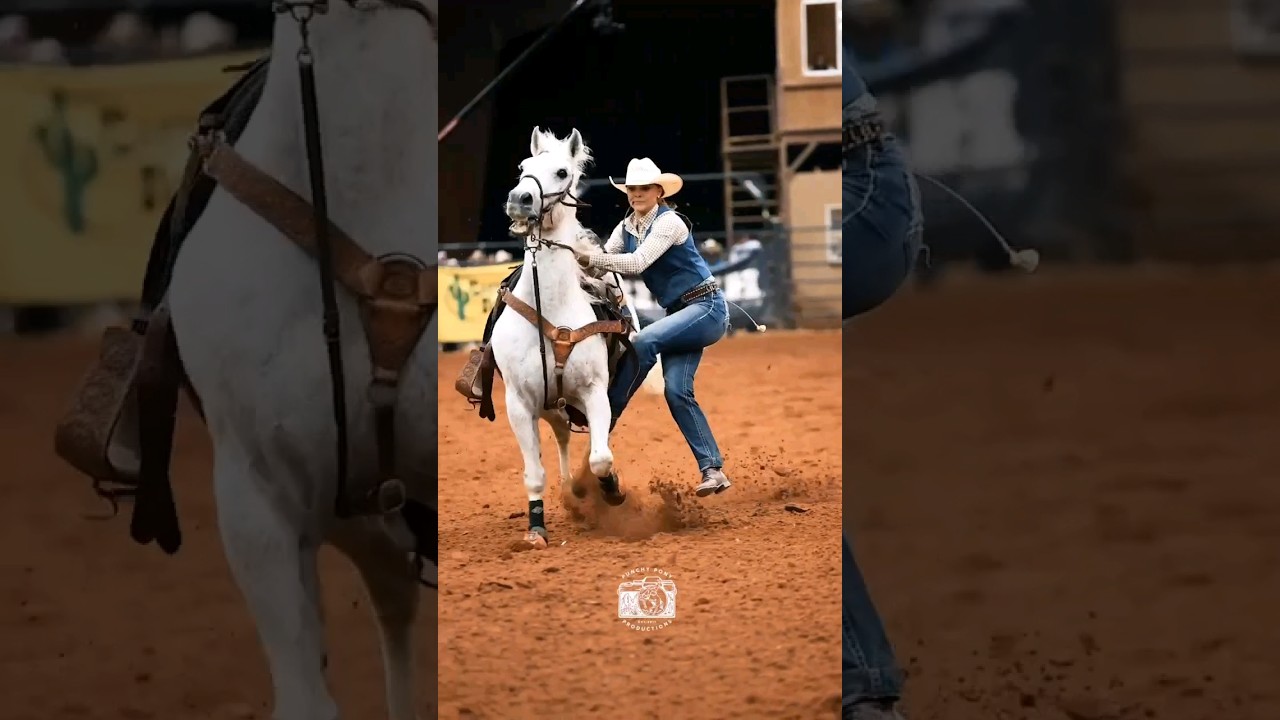 Goat tying 🐎🇺🇲 🎥punchyponyproductions #rodeo #texas #cowboy #arizona #farming