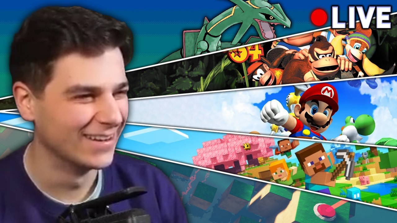 BIG 5 Game Rando! (Emerald, Mario Sunshine, DK64, Minecraft, Refunct)