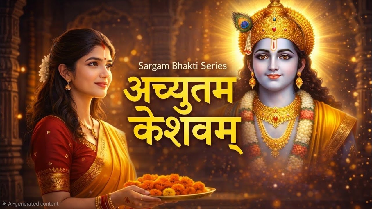 अच्युतम् केशवम् - Achyutam Keshavam | Shri Krishna Bhajan