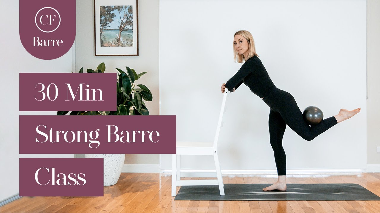 30 Minute Strong Barre Workout | Glutes & Inner & Outer Thighs Barre Workout, No Equipment
