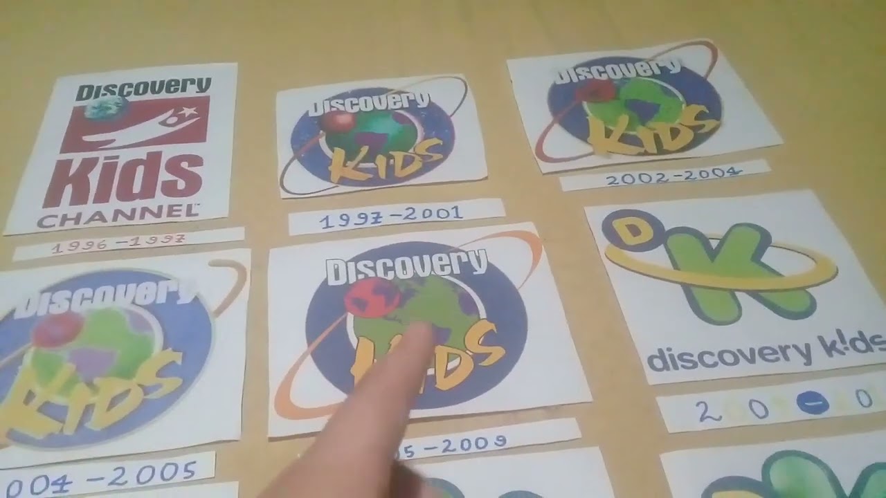 Todos los logos de discovery kids 1996 a 2025