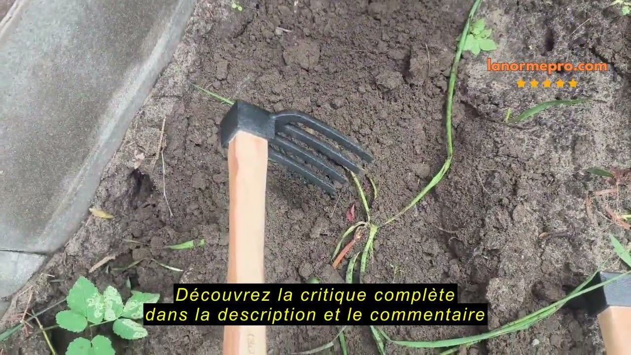 Avis sur la Xforst Kit de Houes de Jardin – Mini Houe à Lame Droite + Houe à 4 Dents – Manche en Boi