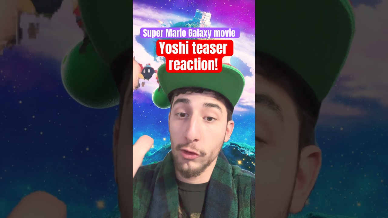 My reaction to the new Super Mario galaxy movie trailer! 