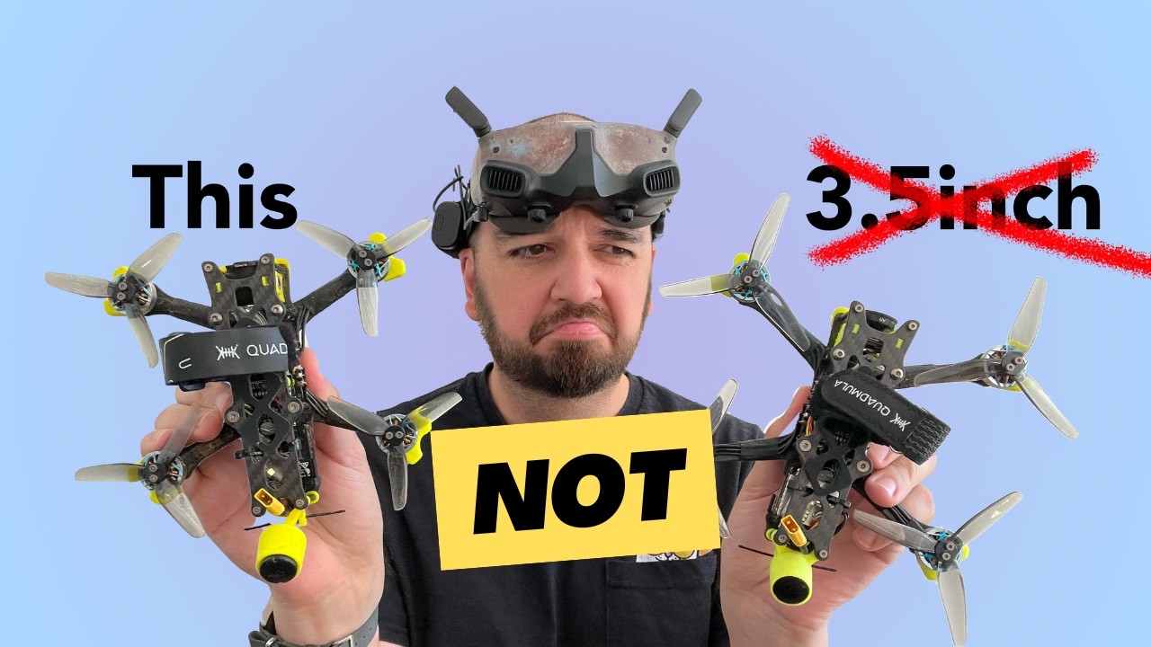 3,5-дюймовый FPV-дроном — это не новый 5-дюймовый FPV-дрон для фристайла... но это