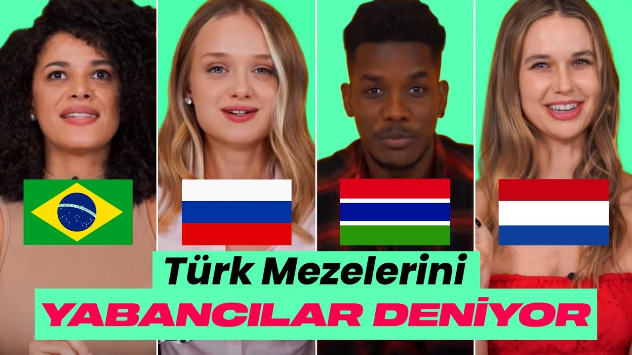Yabancılar Geleneksel Türk Mezelerini Deniyor - En Çok Hangi Mezeyi Sevdiler?