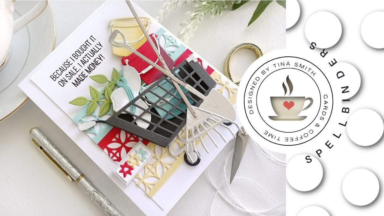 Spellbinders | Add to Cart Too Collection | DIY Cards by Tina Smith