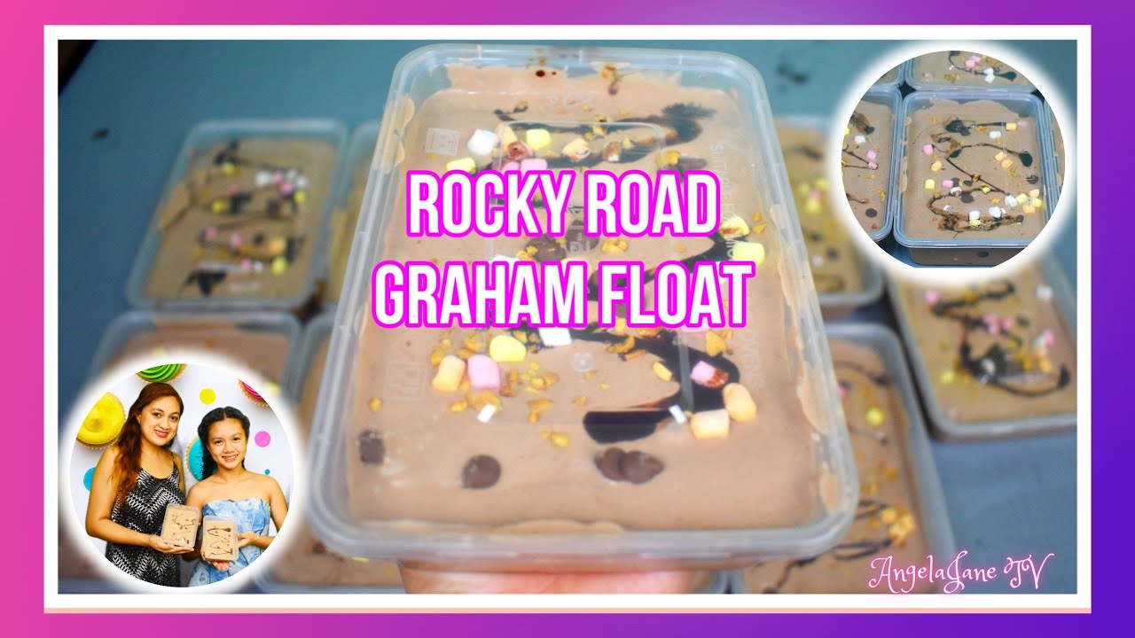 ROCKY ROAD GRAHAM FLOAT  |  CREAMY GRAHAM FLOAT  |  GRAHAM RECIPE OVERLOAD |  PANG NEGOSYO RECIPE