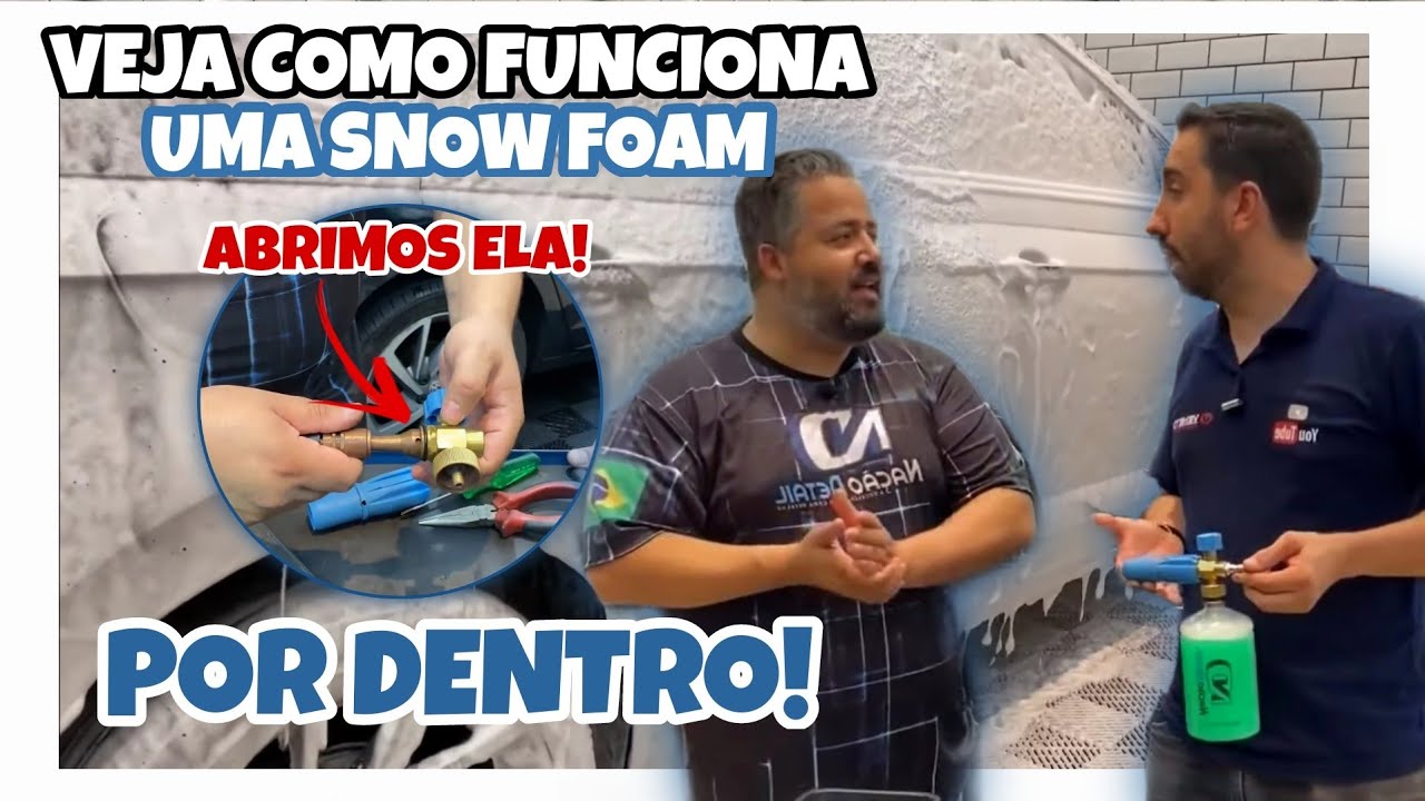 O SEGREDO DA ESPUMA PARA LAVAR O CARRO | Manutenção na Snow Foam - feat. @Nação Detail