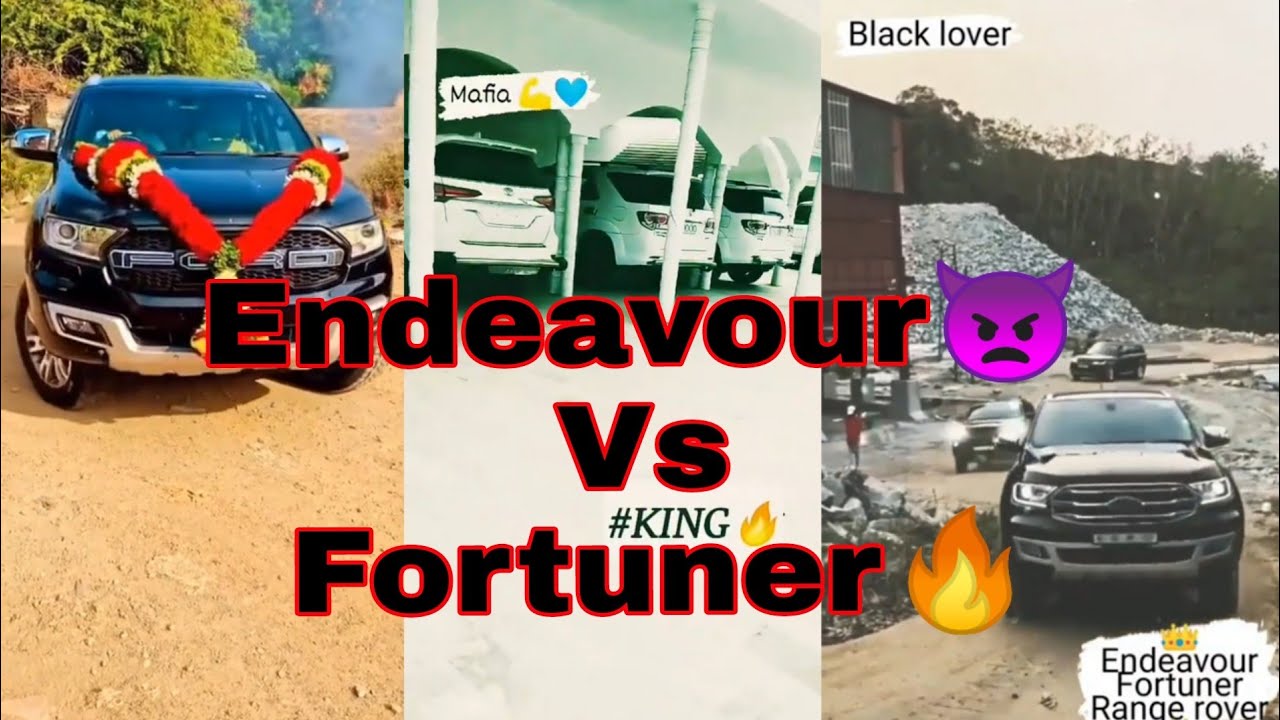 New Modified Black Endeavour Vs Fortuner Viral Stunt lover video 2021||M.H.A TikTok|#Fortuner