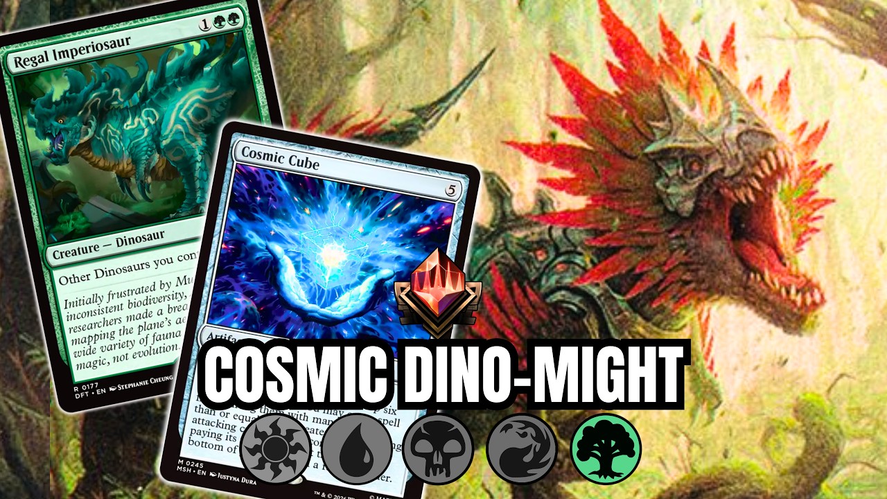 Mono Green Dinosaurs Is a Real Aggro Deck! | MTG Arena Standard Mythic Ranked