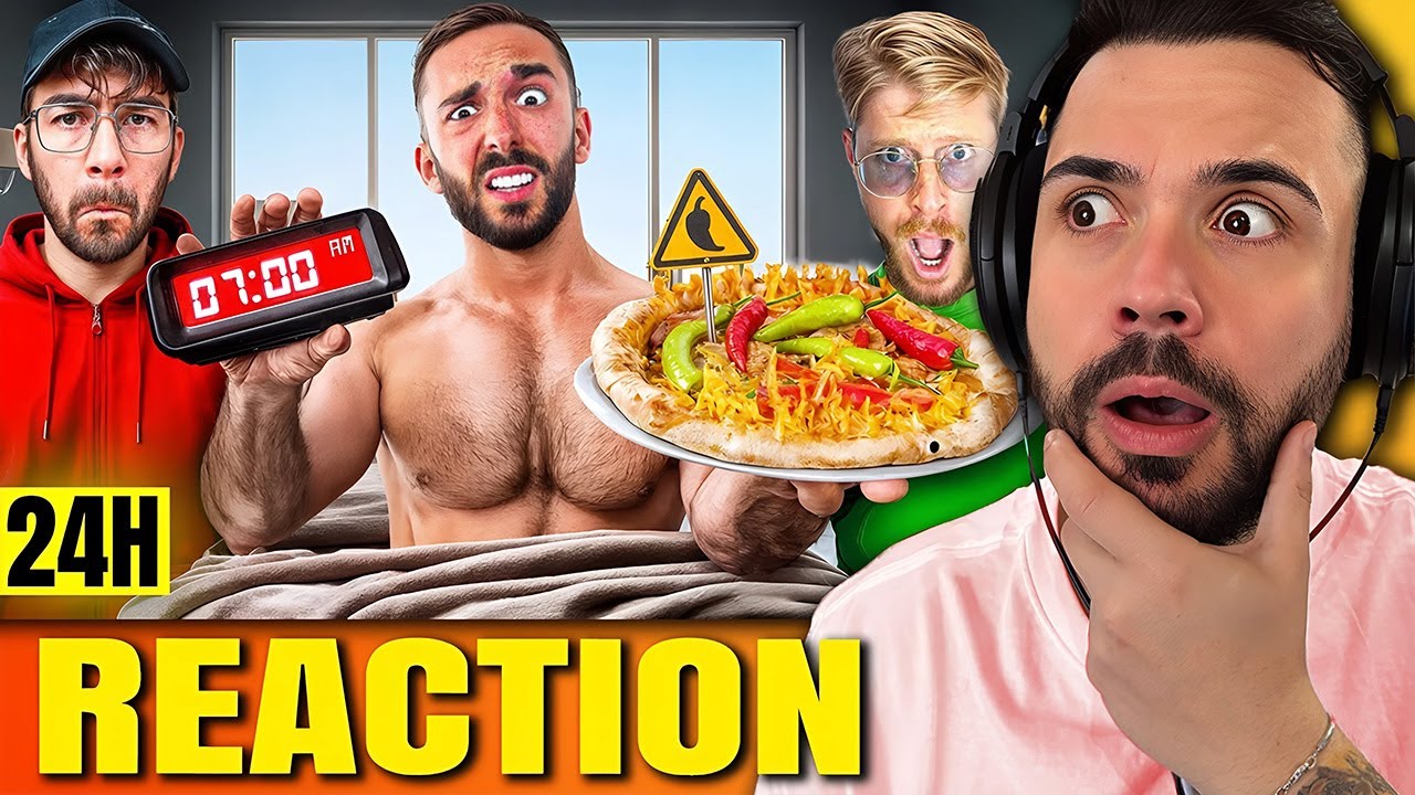 REAGISCO a gli youtubers decidono cosa mangio per 24 ore di MURRY