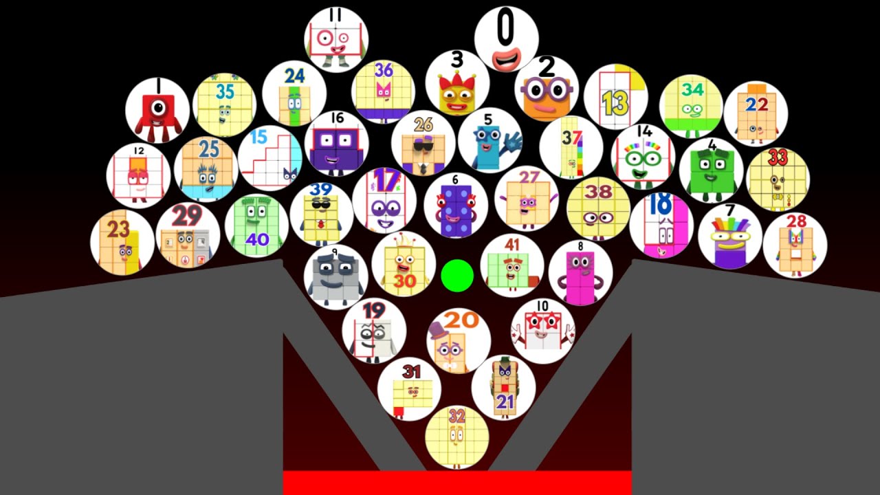 42 NUMBERBLOCKS Marble Race Tournament - Who will Be The CHAMPION?? - Round 7