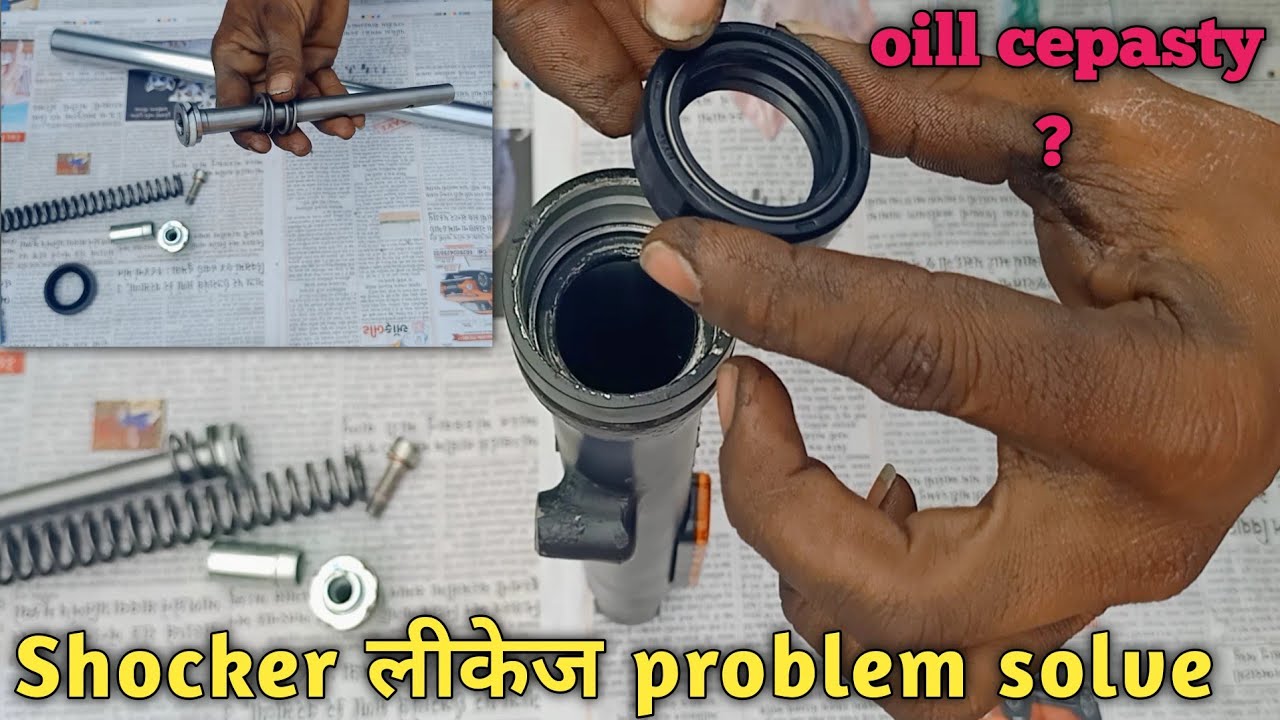 How To Repair Front Suspension Of A Motorcycle //Bajaj CT 110 Front Shocker repair||