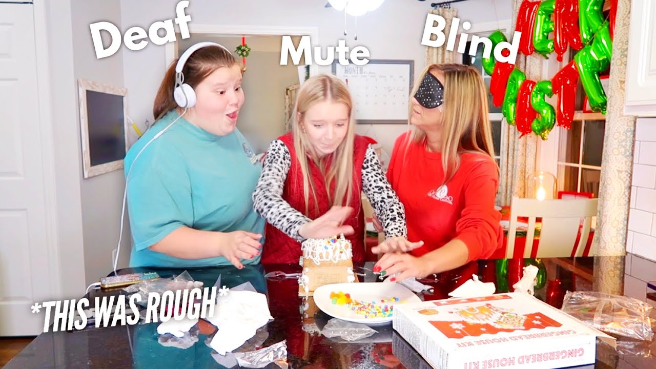 BLIND, DEAF & MUTE BAKING CHALLENGE | Bryleigh Anne