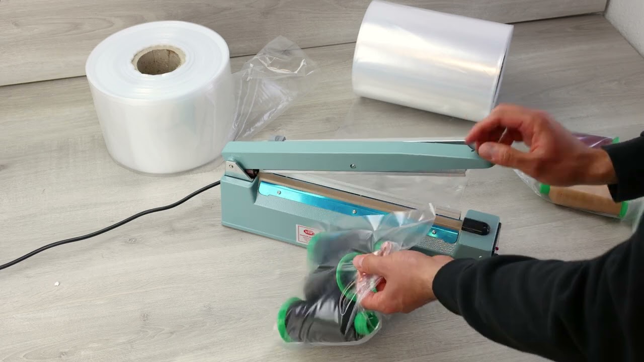 Bolsas pl&aacute;stico transparente en forma de tubo, soldables mediante m&aacute;quina