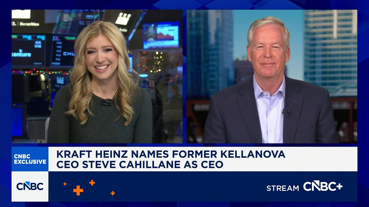 The planned separation at Kraft Heinz is 'very exciting,' says incoming CEO Steve Cahillane