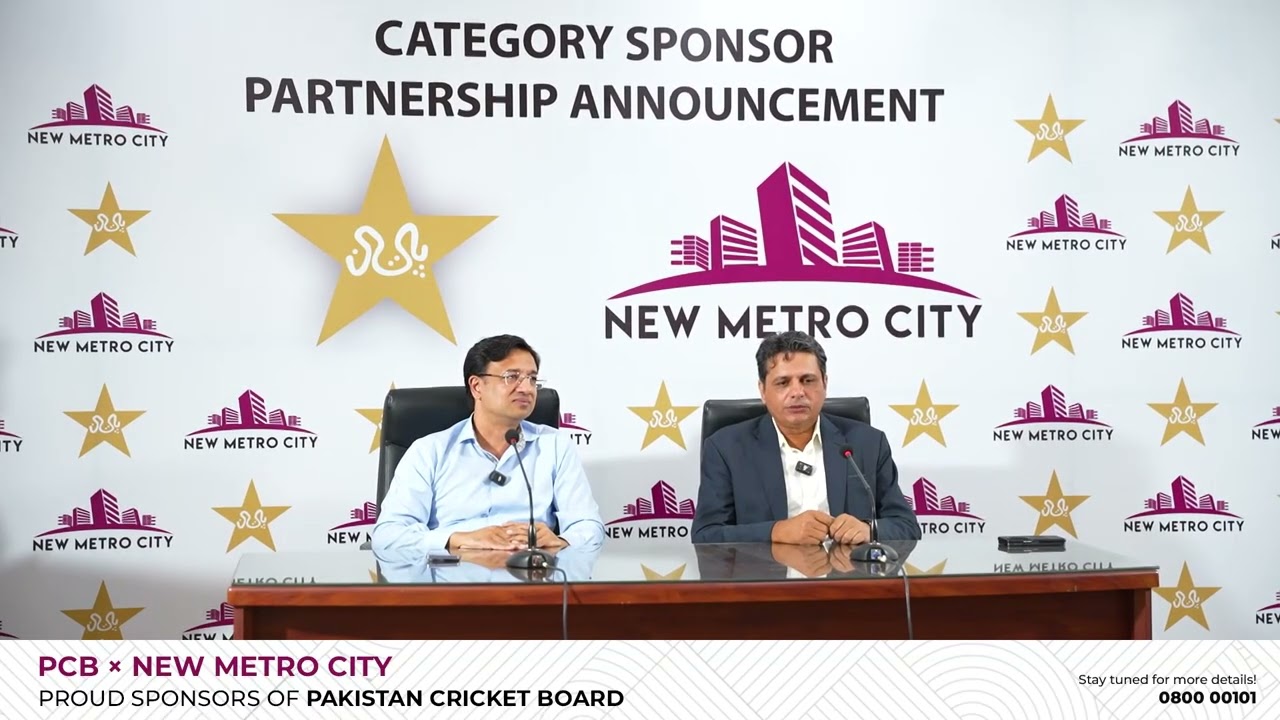 New Metro City Joins Hands with Pakistan Cricket Board