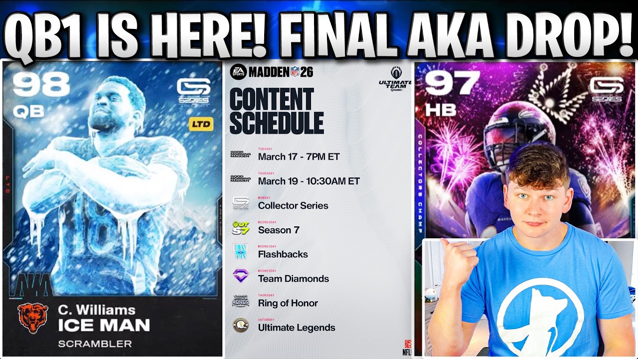 FINAL AKA DROP! THE NEW QB1 IS HERE! AKA CALEB WILLIAMS, CONTENT SCHEDULE, AND MORE!