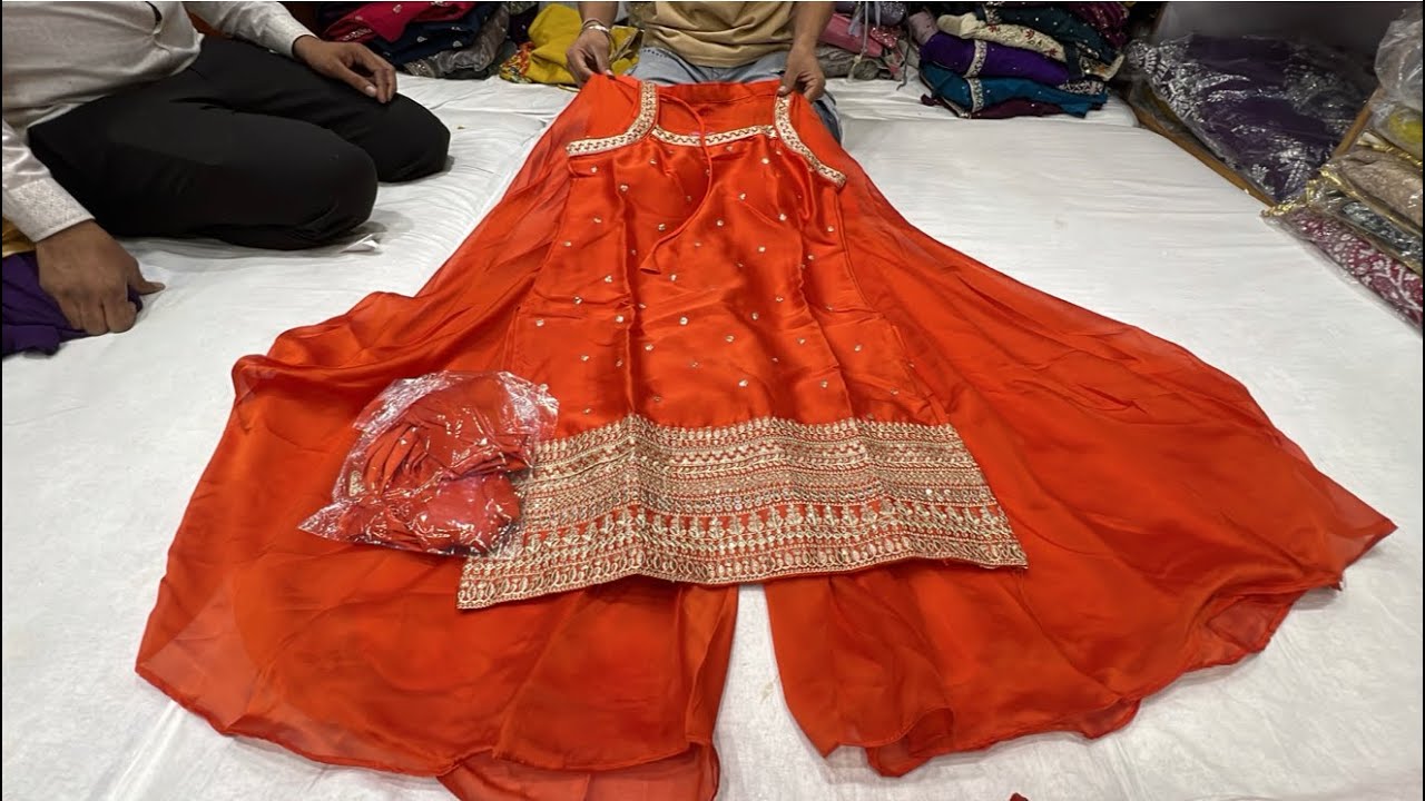 chickpet Bangalore designer Indo western dresses & Lehangas ||Single piece courier available