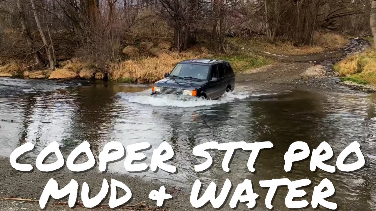 TESTING COOPER STT PRO tires in MUD and WATER. Range Rover P38 4.6 HSE V8
