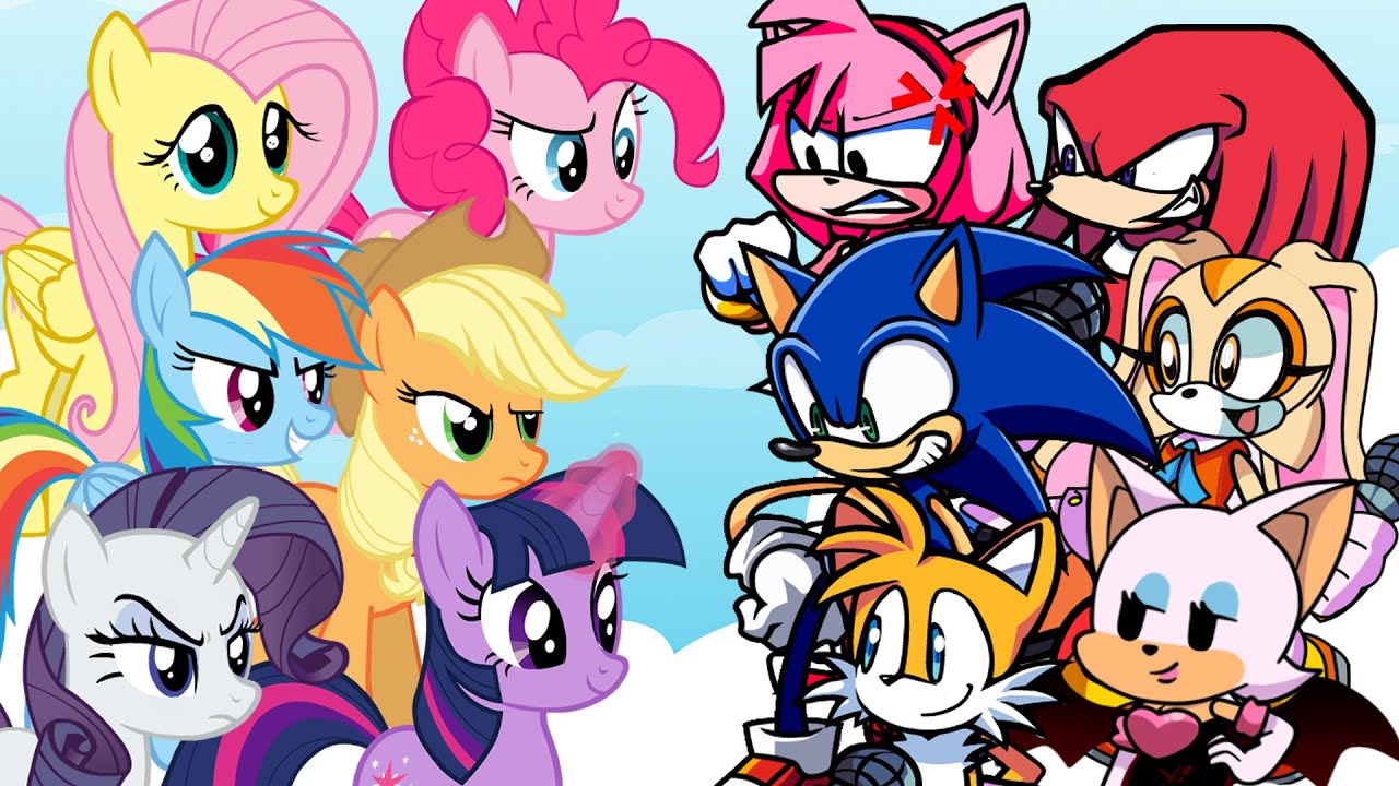 Pony Girl But My Little Pony & Sonic Team Sing It (Sonic VS My Little Pony) - [UTAU Cover]