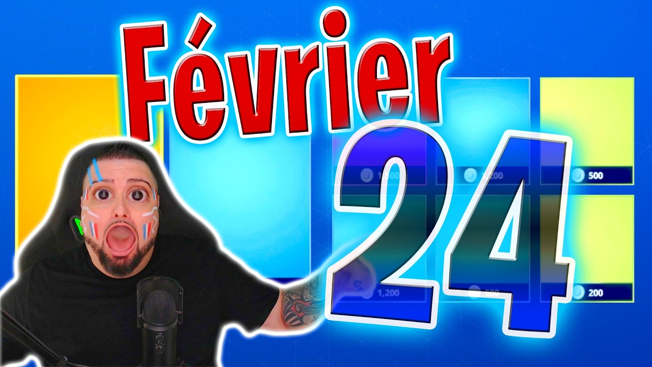 BOUTIQUE FORTNITE D’AUJOURD’HUI (24 Février 2026) 💙🥳 (Boutique du jour)