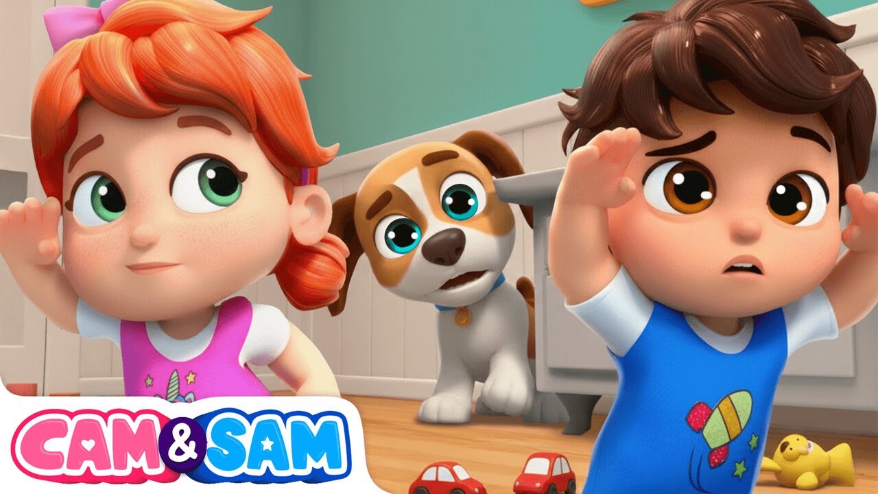 ¡Hora del Baño Mascotas! 🫣 Peek-a-Boo! 🐈 Canciones Infantiles | Cam & Sam en Español