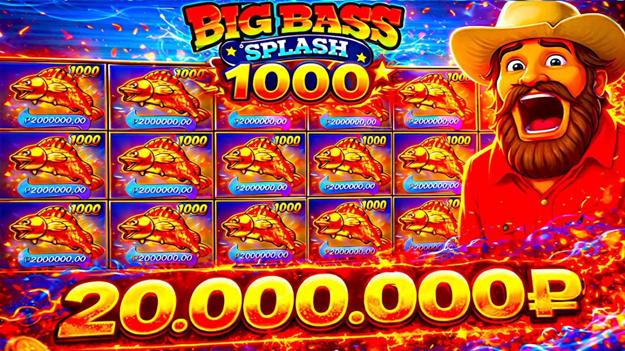 НЕ МОЖЕТ БЫТЬ!!! 20 МИЛЛИОНОВ В BIG BASS SPLASH 1000 | ШОК! ЗАНОСЫ НЕДЕЛИ БИГ БАСС