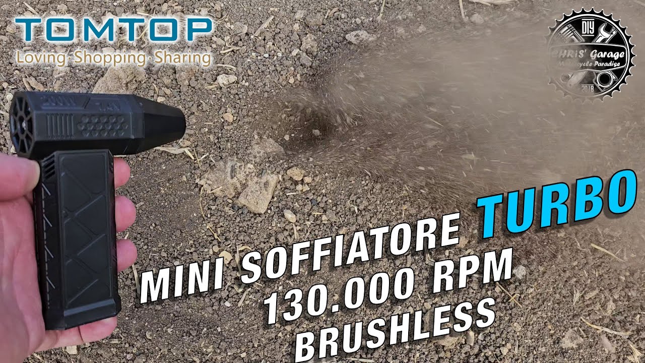 SOLO 24 &euro; Geevorks Mini Soffiatore TURBO JET da 130.000 RPM by TOMTOP