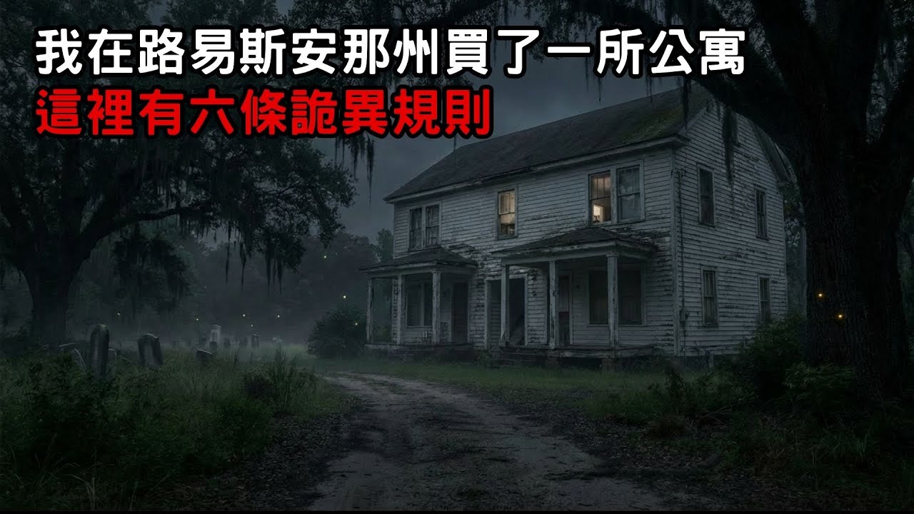 [ 守則怪談 ] 我在路易斯安那州買了一所公寓 這裡有六條詭異規則｜恐怖故事｜歐美怪談｜睡前故事｜不安的米洛