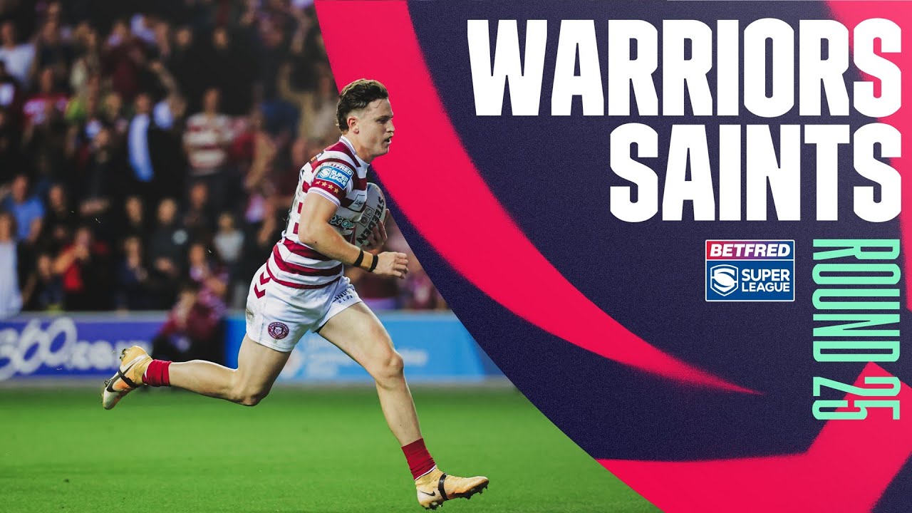 Highlights | Wigan Warriors vs St Helens, Round 25, 2022 Betfred Super League