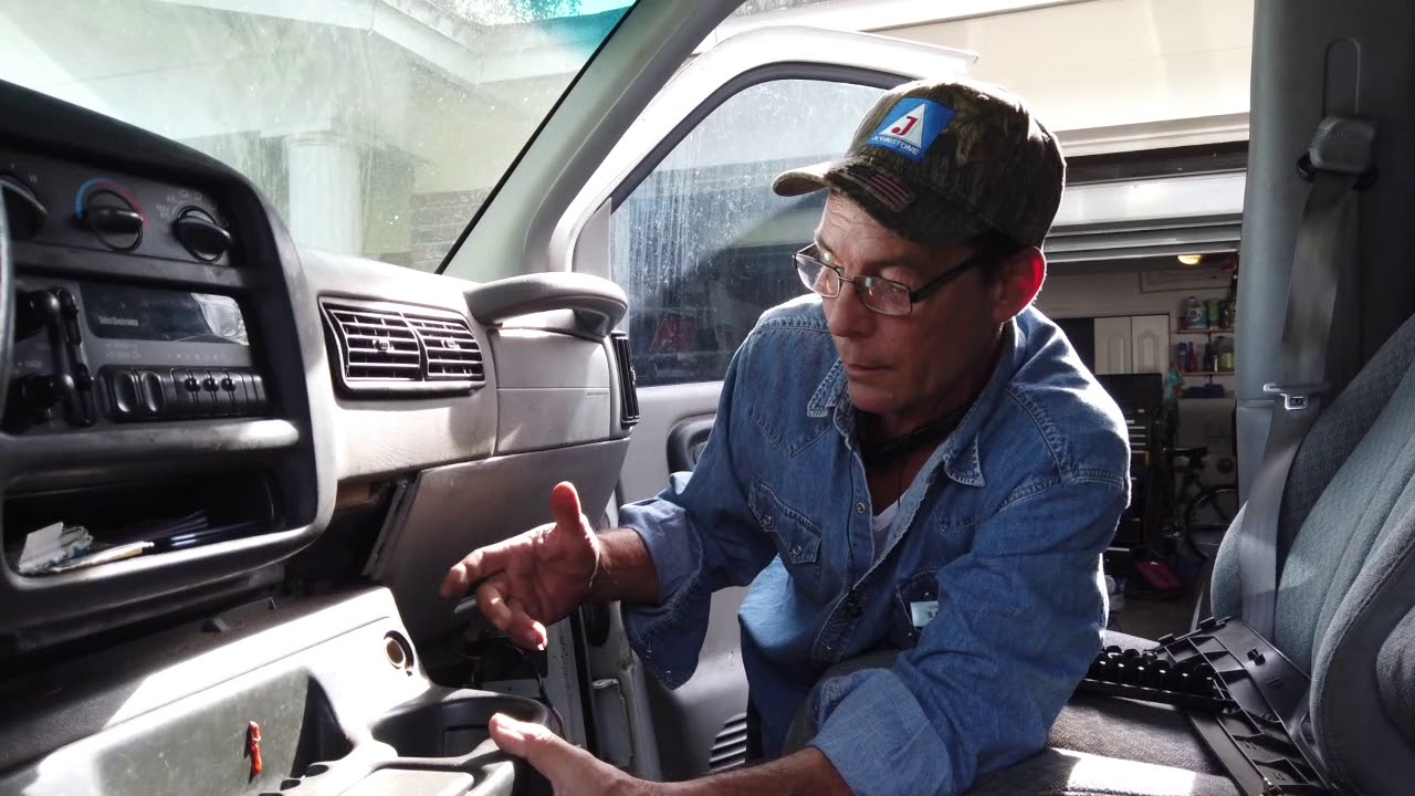 We fixed the heater core on the Chevy van